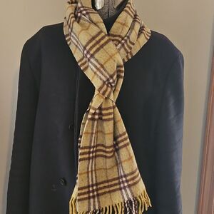 Burberrys vintage nova check cashmere scarf